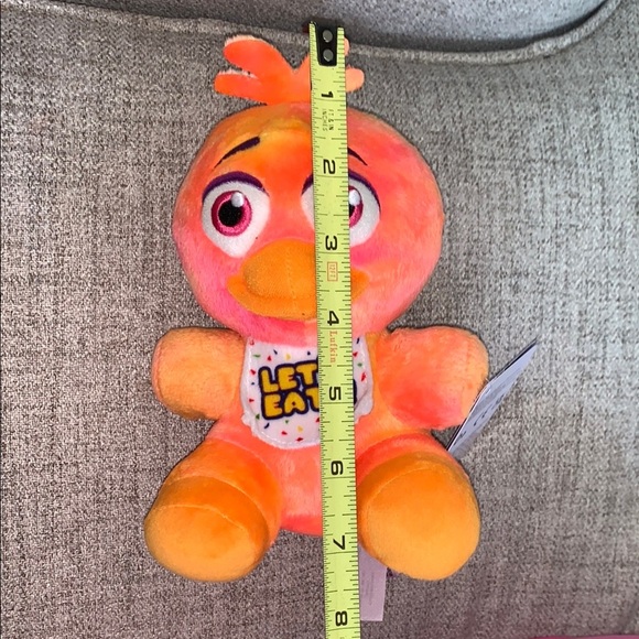 FNAF Five Nights At Freddy’s Tie Dye Chica Let’s Eat Funko Small Plush Toy - Picture 8 of 8